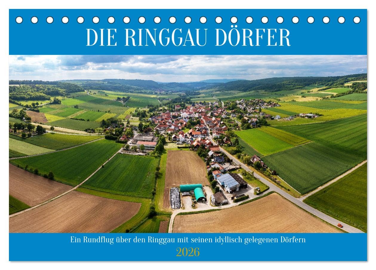 Die Ringgau Dörfer (Tischkalender 2026 DIN A5 quer), CALVENDO Monatskalender Calendars