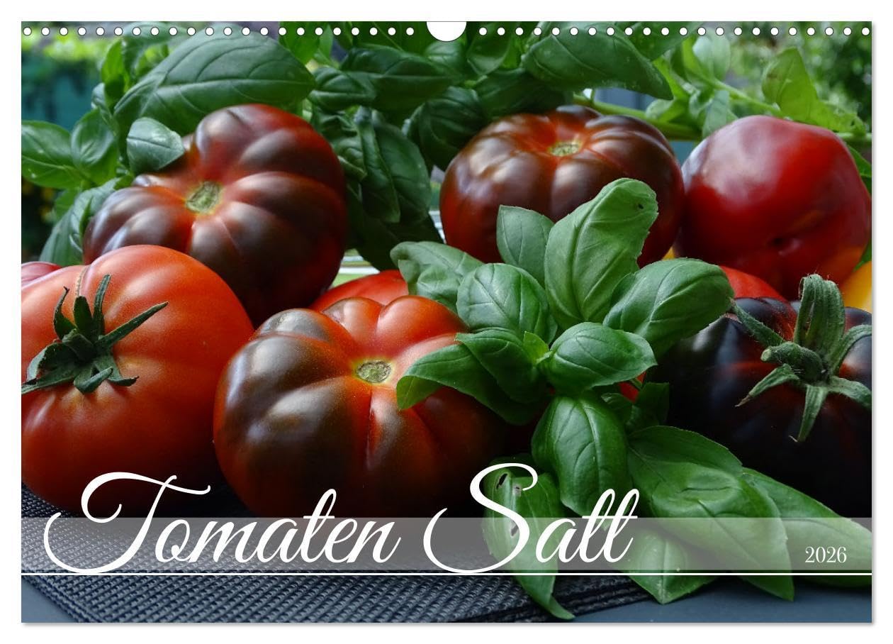 Tomaten Satt (Wandkalender 2026 DIN A3 quer), CALVENDO Monatskalender: Ich habe meine zwei Leidenschaften in diesem Projekt vereint. Tomaten sind ... absoluter Augenschmaus! (CALVENDO Lifestyle) Social Sciences
