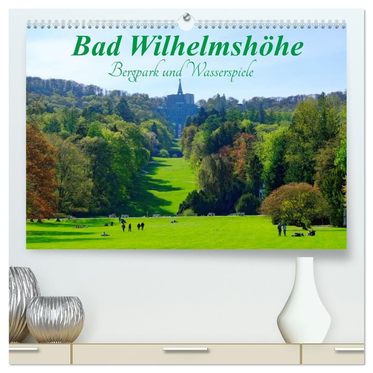 Bad Wilhelmshöhe Bergpark und Wasserspiele (hochwertiger Premium Wandkalender 2026 DIN A2 quer), Kunstdruck in Hochglanz Leisure, Home & Garden