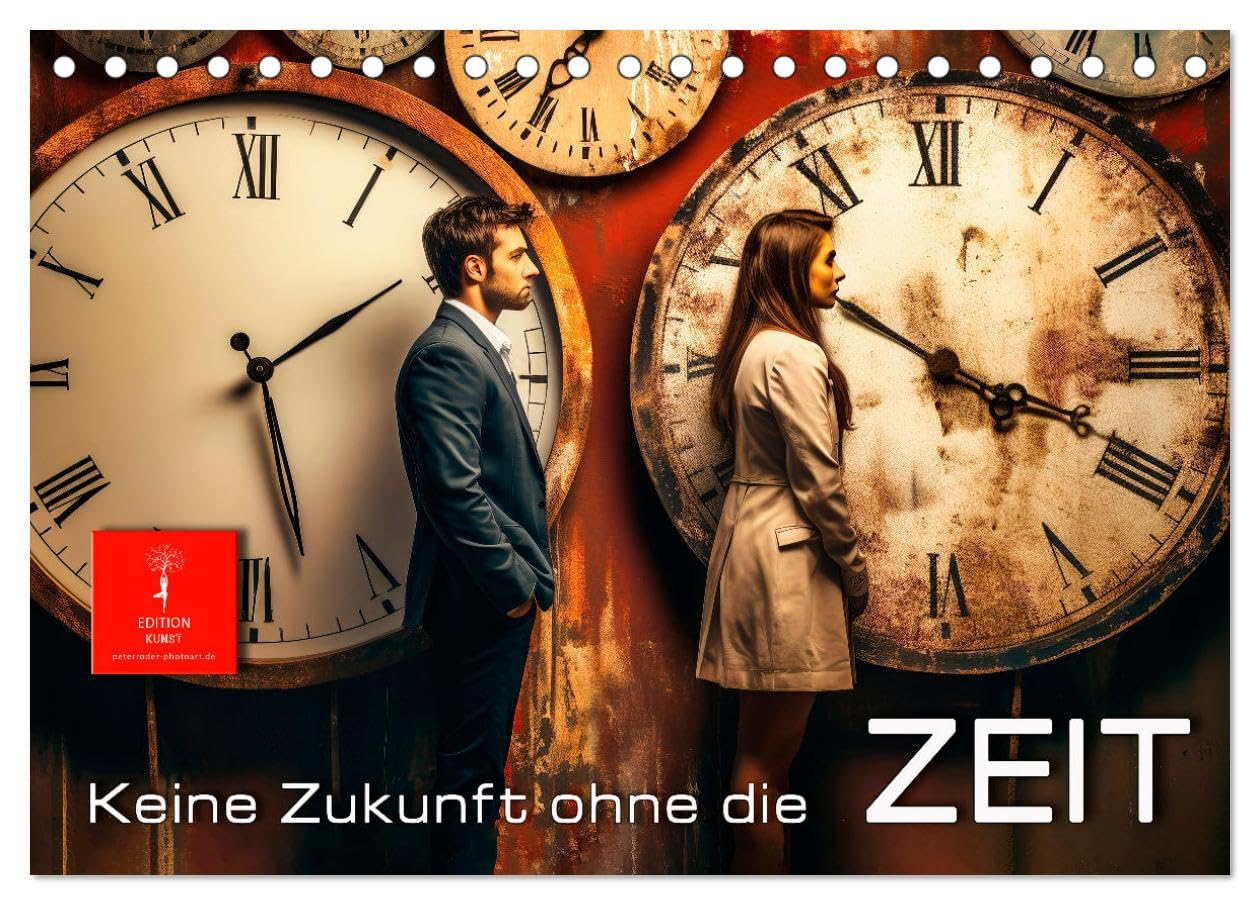 Keine Zukunft ohne die Zeit (Tischkalender 2026 DIN A5 quer), CALVENDO Monatskalender Film, Art & Culture