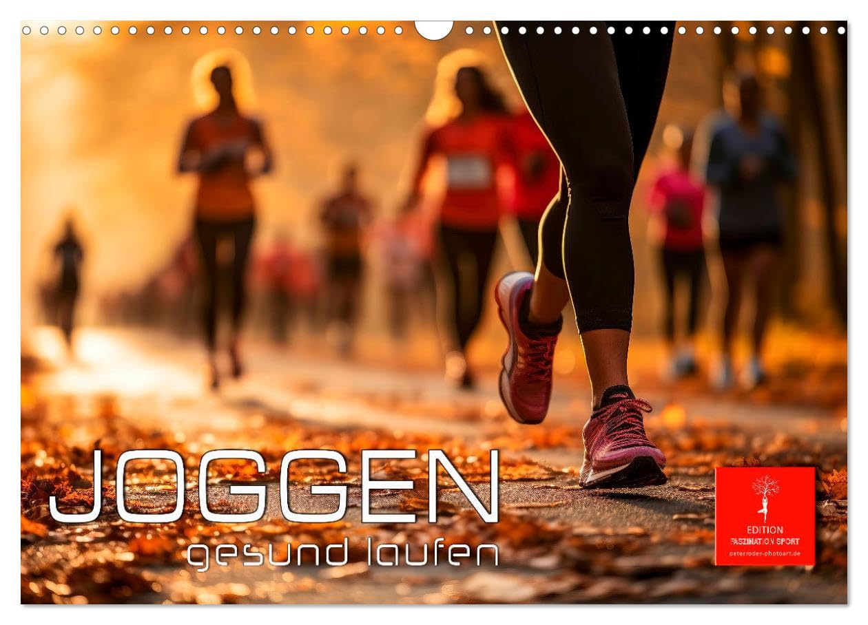 Joggen, gesund laufen (Wandkalender 2026 DIN A3 quer), CALVENDO Monatskalender Living & Furnishing