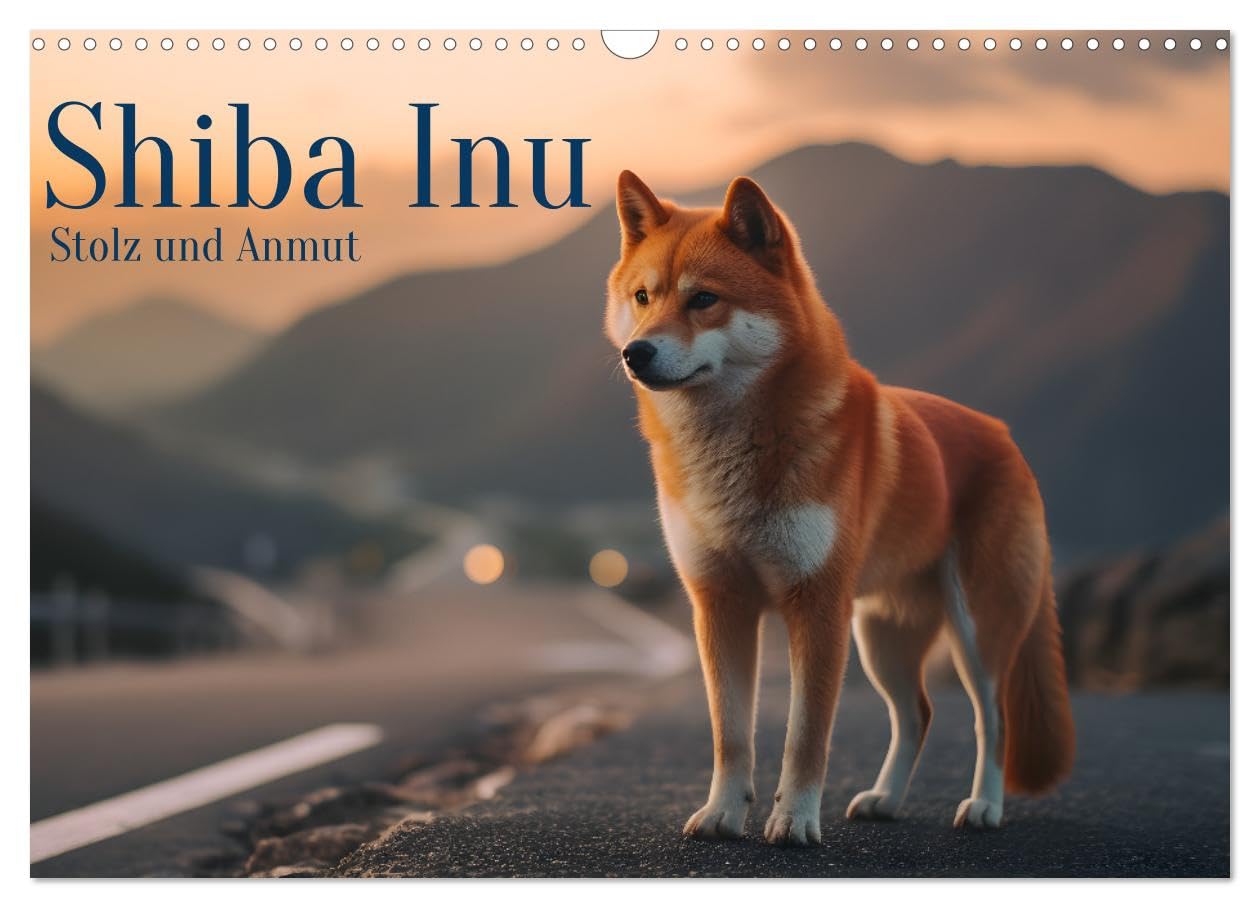 Shiba Inu - Stolz und Anmut (Wandkalender 2026 DIN A3 quer), CALVENDO Monatskalender Living & Furnishing