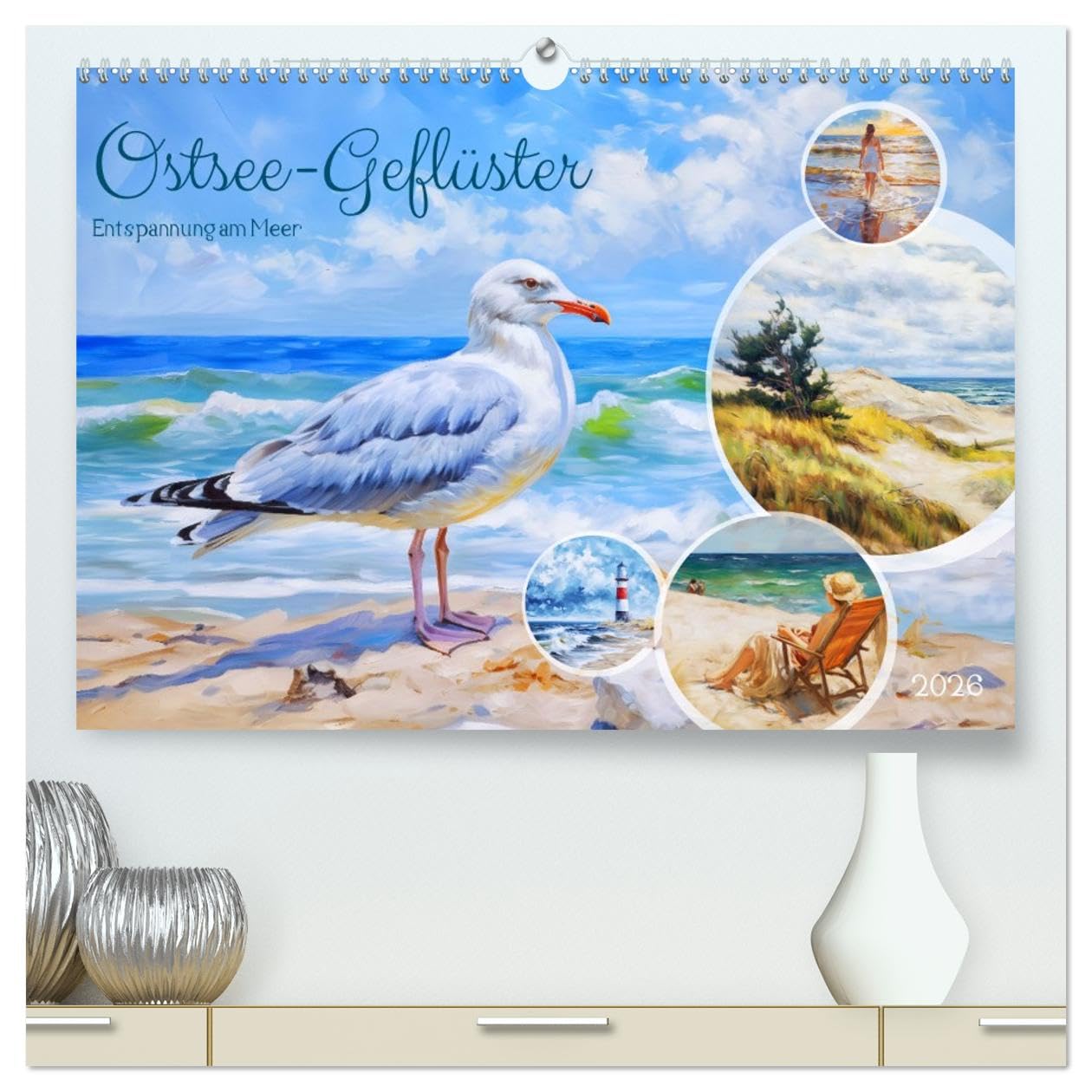 Ostsee-Geflüster - Entspannung am Meer (hochwertiger Premium Wandkalender 2026 DIN A2 quer), Kunstdruck in Hochglanz Social Sciences