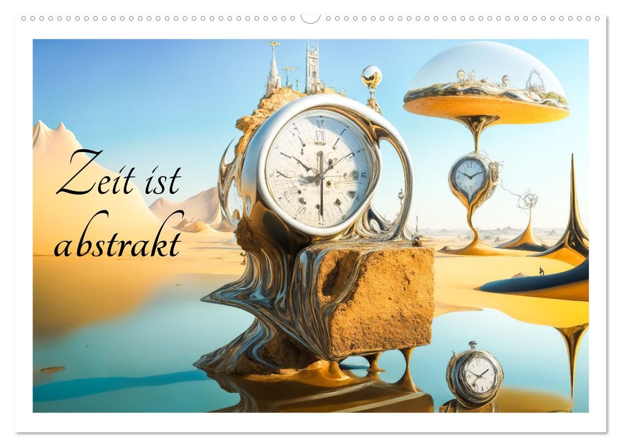 Zeit ist abstrakt (Wandkalender 2026 DIN A2 quer), CALVENDO Monatskalender Photography