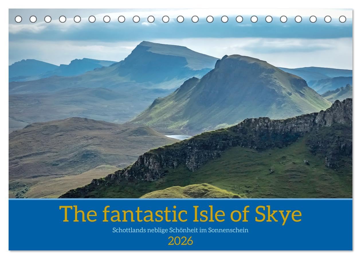 The fantastic Isle of Skye (Tischkalender 2026 DIN A5 quer), CALVENDO Monatskalender Leisure, Home & Garden