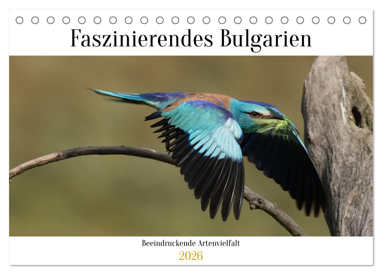 Faszinierendes Bulgarien (Tischkalender 2026 DIN A5 quer), CALVENDO Monatskalender Natural Sciences