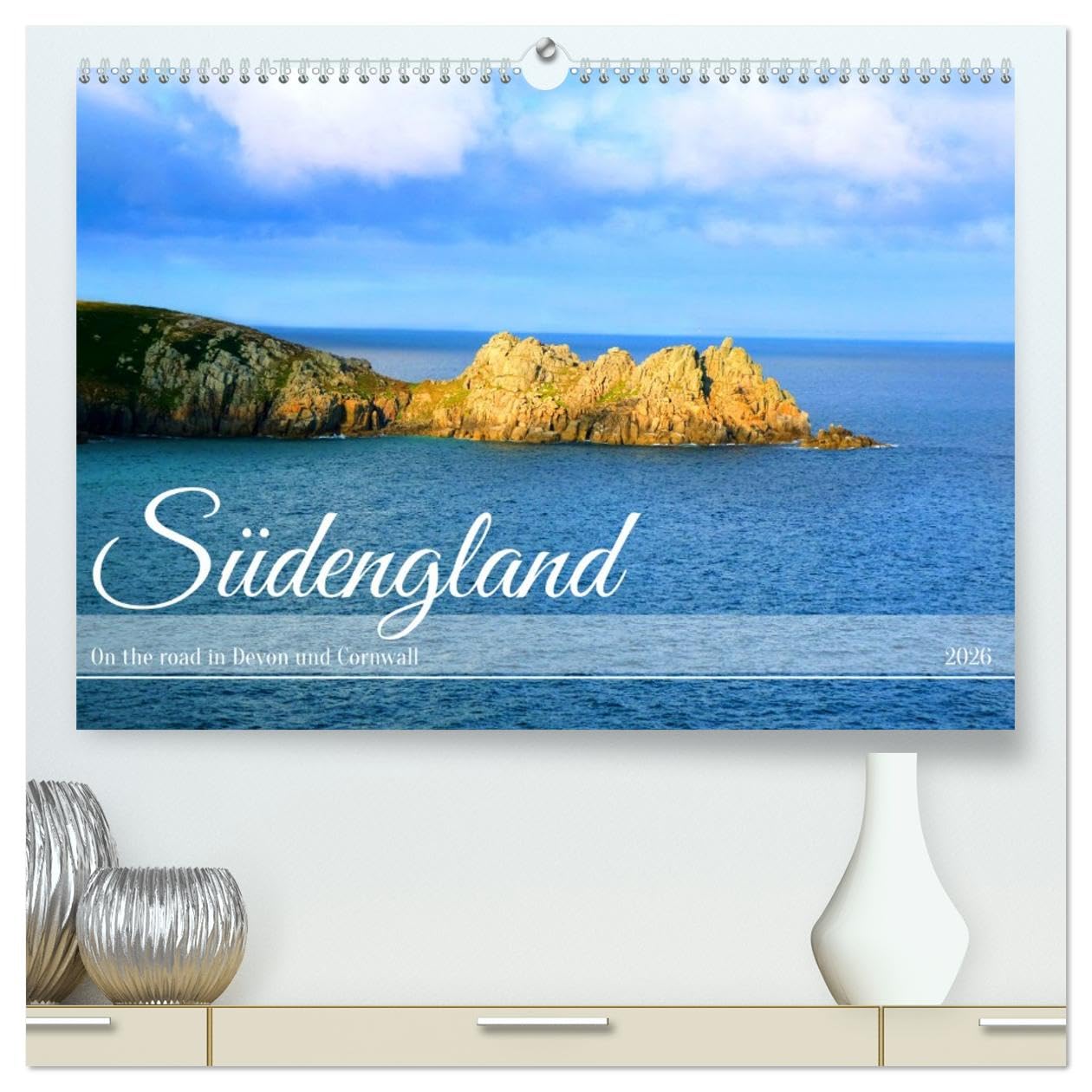 Südengland - On the road in Devon und Cornwall (hochwertiger Premium Wandkalender 2026 DIN A2 quer), Kunstdruck in Hochglanz Business & Technology