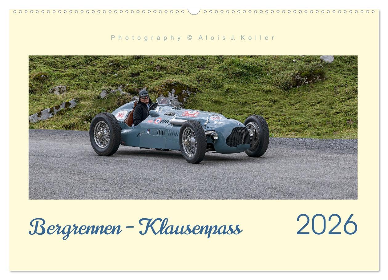 Bergrennen – Klausenpass (Wandkalender 2026 DIN A2 quer), CALVENDO Monatskalender Leisure & Fun