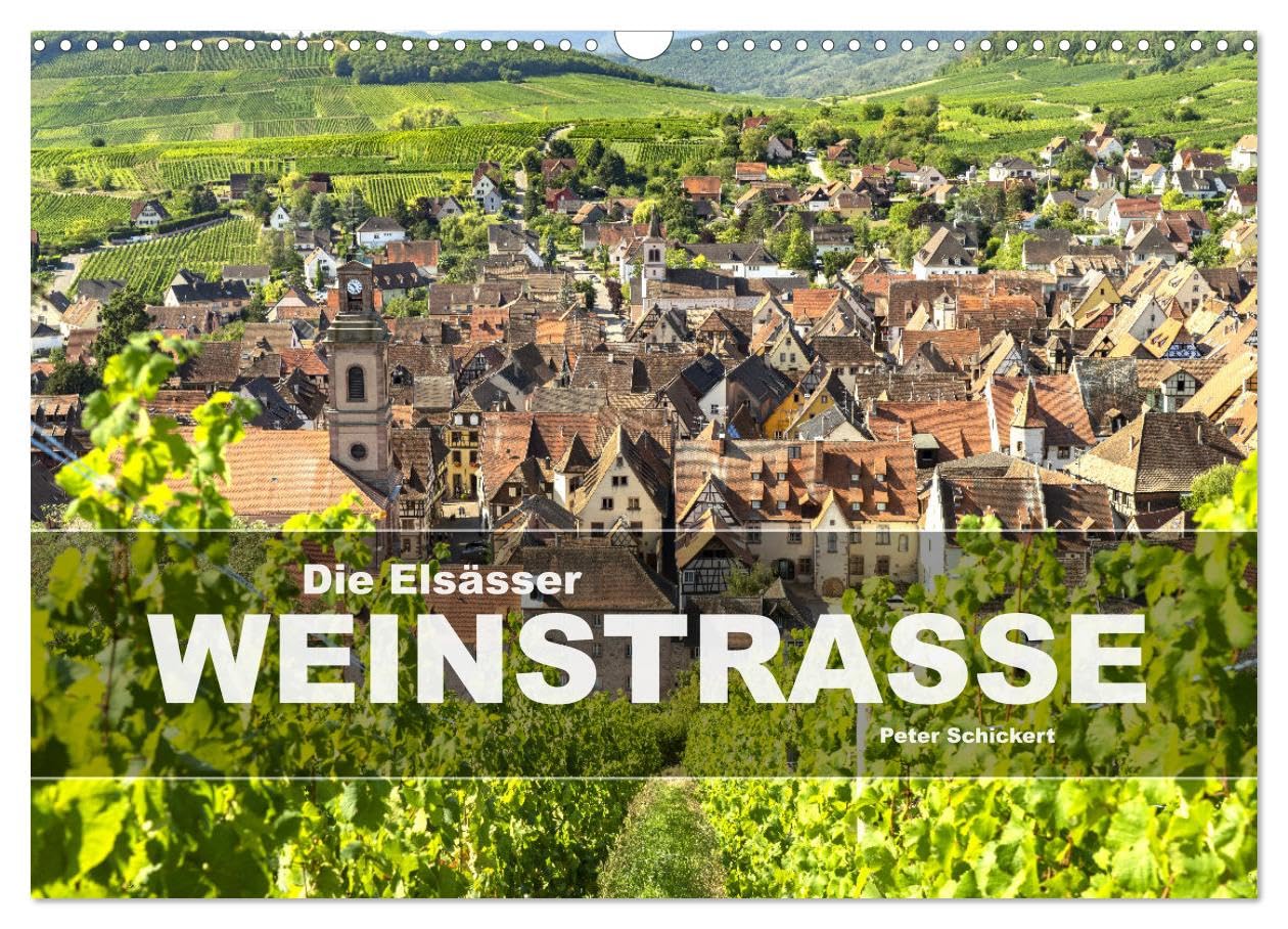 Die Elsässer Weinstraße (Wandkalender 2026 DIN A3 quer), CALVENDO Monatskalender Leisure, Home & Garden