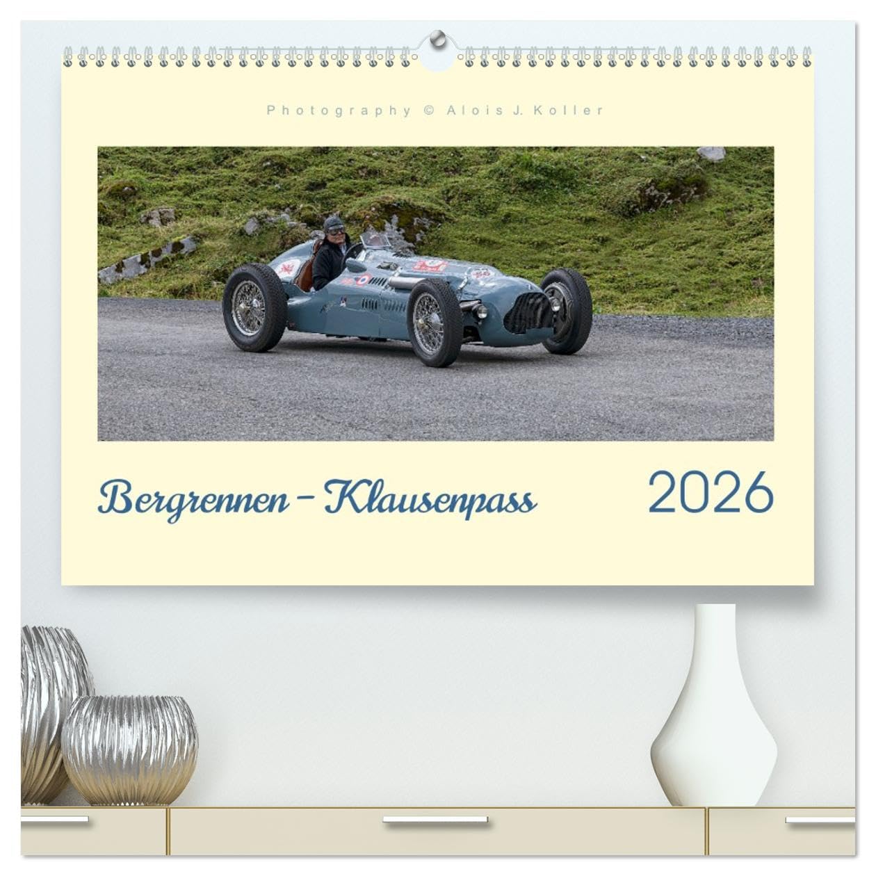 Bergrennen – Klausenpass (hochwertiger Premium Wandkalender 2026 DIN A2 quer), Kunstdruck in Hochglanz Leisure & Fun