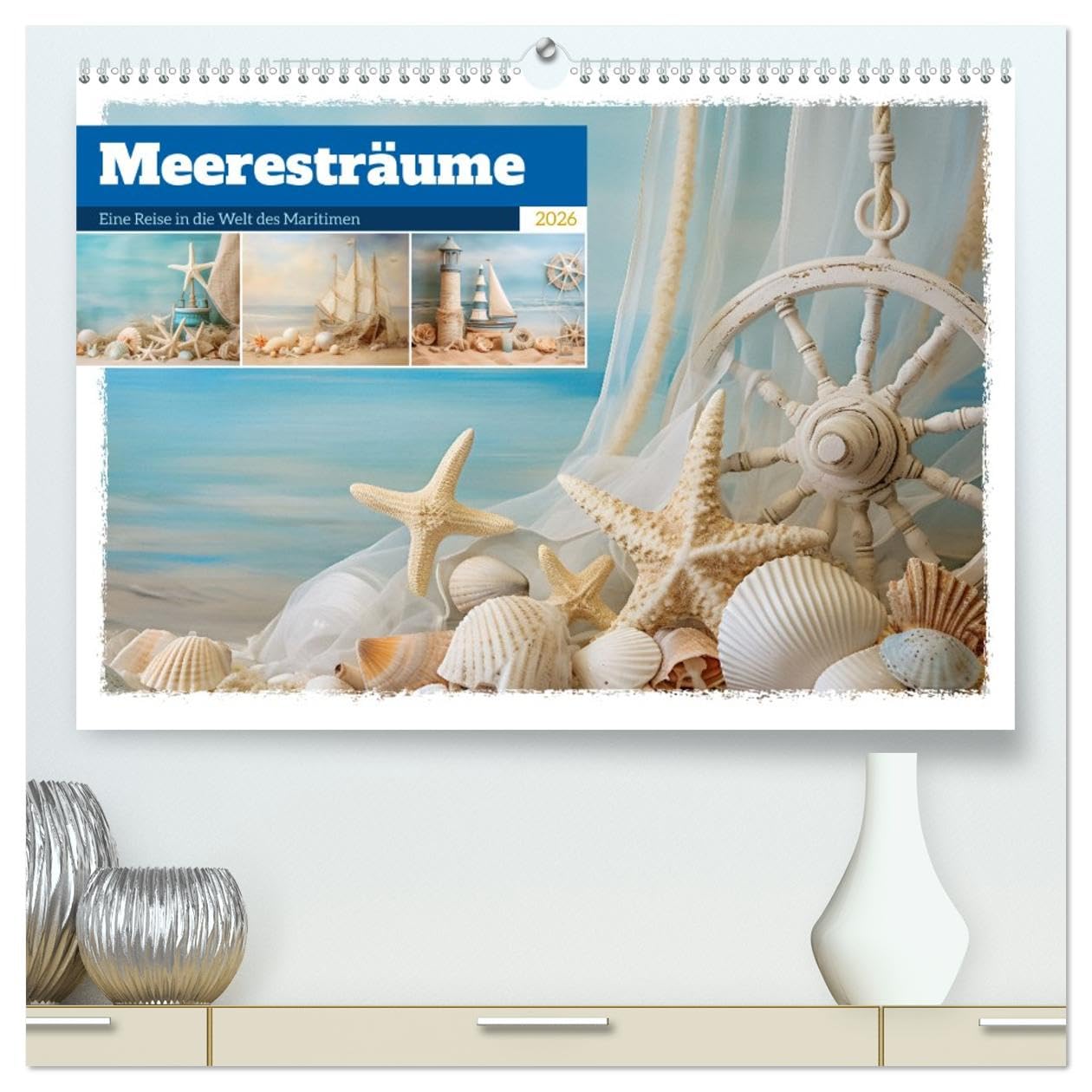 Meeresträume (hochwertiger Premium Wandkalender 2026 DIN A2 quer), Kunstdruck in Hochglanz Lifestyle