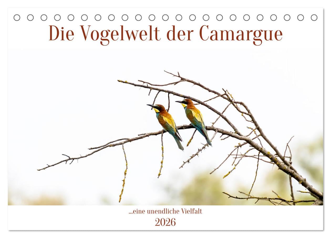 Die Vogelwelt der Camargue (Tischkalender 2026 DIN A5 quer), CALVENDO Monatskalender Natural Sciences