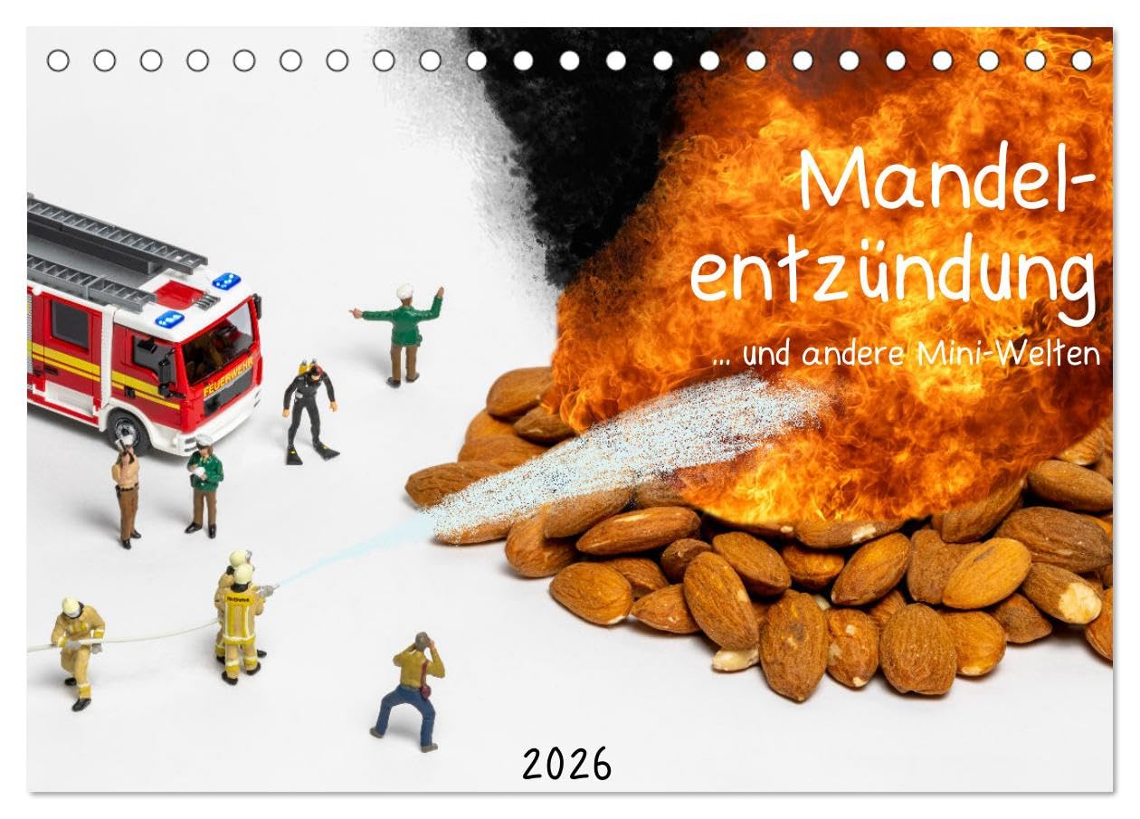 Mandelentzündung ... und andere Mini-Welten (Tischkalender 2026 DIN A5 quer), CALVENDO Monatskalender Film, Art & Culture