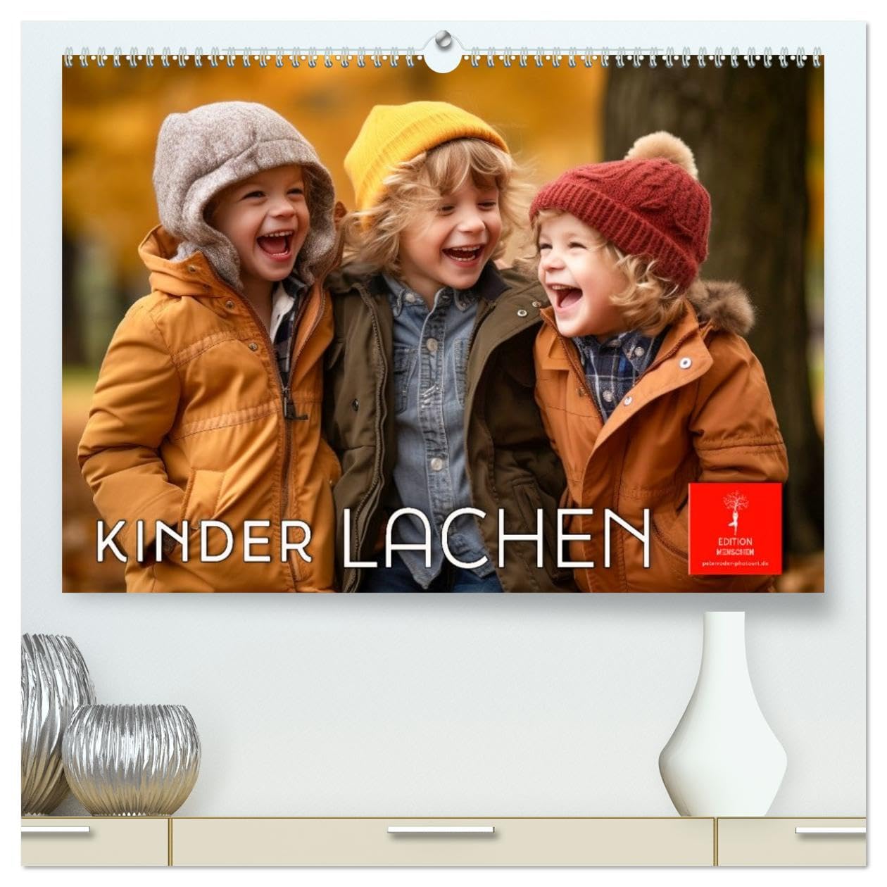 Kinder Lachen (hochwertiger Premium Wandkalender 2026 DIN A2 quer), Kunstdruck in Hochglanz Living & Furnishing