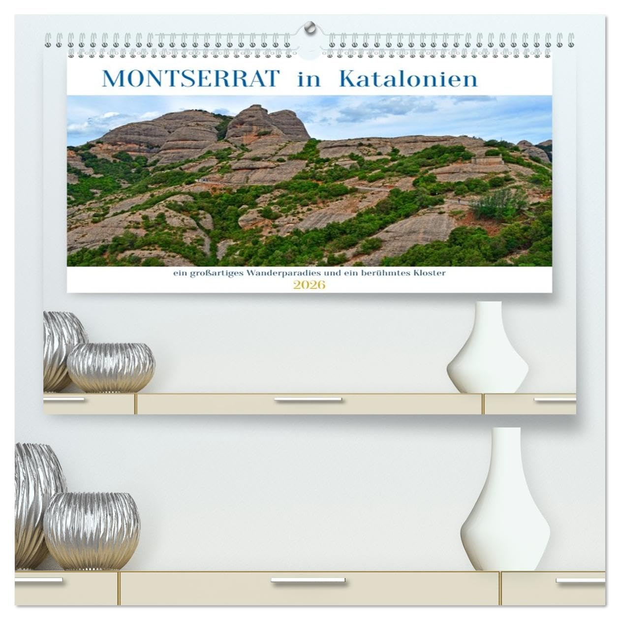 MONTSERRAT in Katalonien (hochwertiger Premium Wandkalender 2026 DIN A2 quer), Kunstdruck in Hochglanz Leisure, Home & Garden