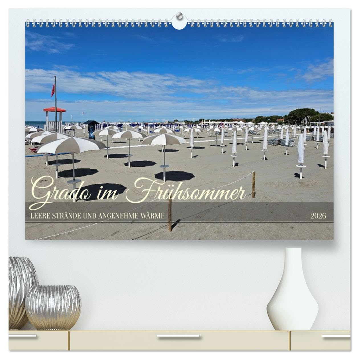 Grado im Frühsommer (hochwertiger Premium Wandkalender 2026 DIN A2 quer), Kunstdruck in Hochglanz Leisure & Fun