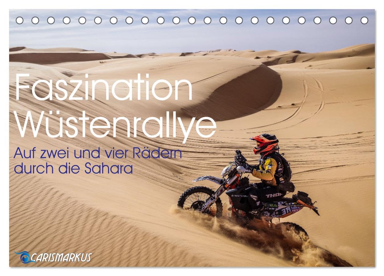 Faszination Wüstenrallye (Tischkalender 2026 DIN A5 quer), CALVENDO Monatskalender Leisure, Home & Garden