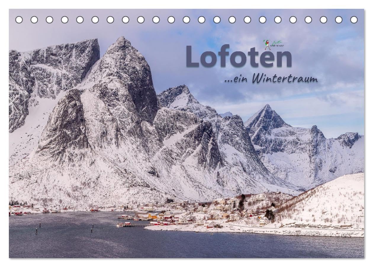 Lofoten ...ein Wintertraum (Tischkalender 2026 DIN A5 quer), CALVENDO Monatskalender Photography
