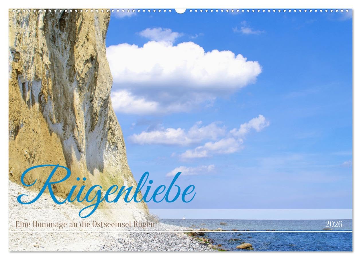 Rügenliebe - Eine Hommage an die Ostseeinsel Rügen (Wandkalender 2026 DIN A2 quer), CALVENDO Monatskalender Film, Art & Culture