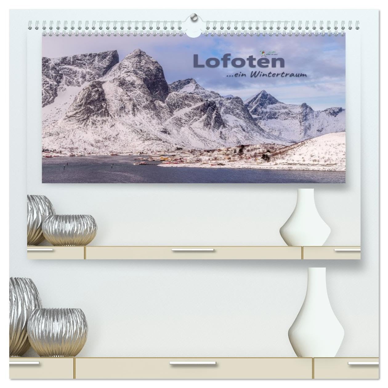 Lofoten ...ein Wintertraum (hochwertiger Premium Wandkalender 2026 DIN A2 quer), Kunstdruck in Hochglanz Photography