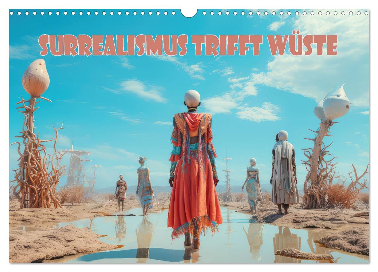 Surrealismus trifft Wüste (Wandkalender 2026 DIN A3 quer), CALVENDO Monatskalender Natural Sciences