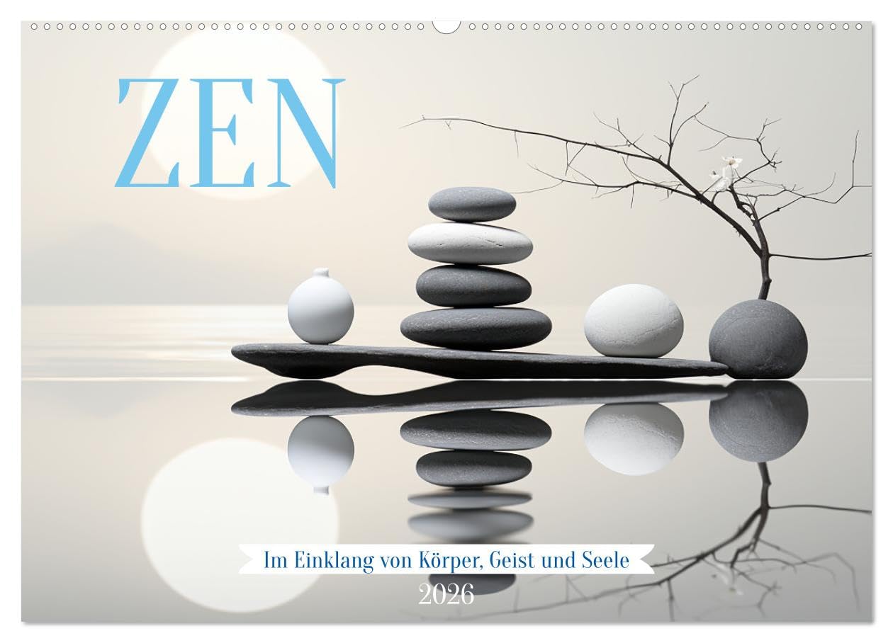 Zen (Wandkalender 2026 DIN A2 quer), CALVENDO Monatskalender Social Sciences