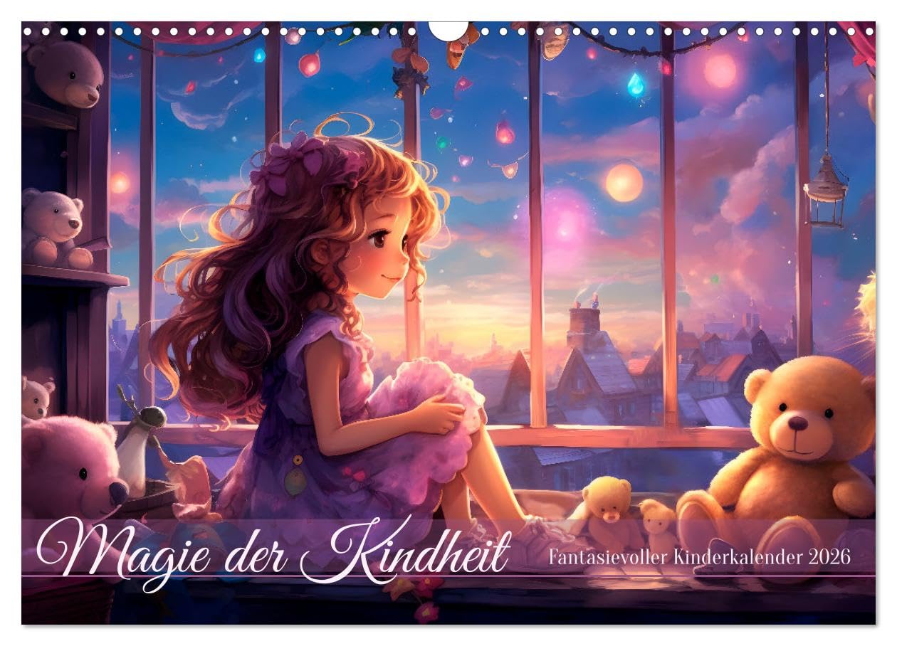 Magie der Kindheit (Wandkalender 2026 DIN A3 quer), CALVENDO Monatskalender Contemporary literature