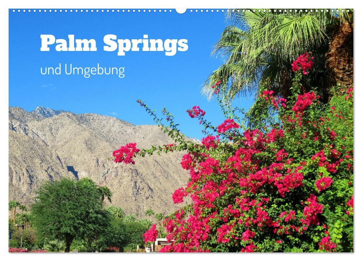 Palm Springs und Umgebung (Wandkalender 2026 DIN A2 quer), CALVENDO Monatskalender: Die im sonnenverwöhnten südlichen Kalifornien im Coachella Valley ... und Nationalparks umgeben. (CALVENDO Orte) Leisure, Home & Garden