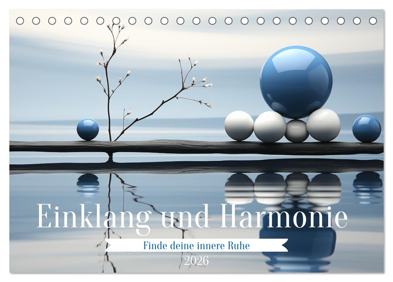 Einklang und Harmonie (Tischkalender 2026 DIN A5 quer), CALVENDO Monatskalender Social Sciences