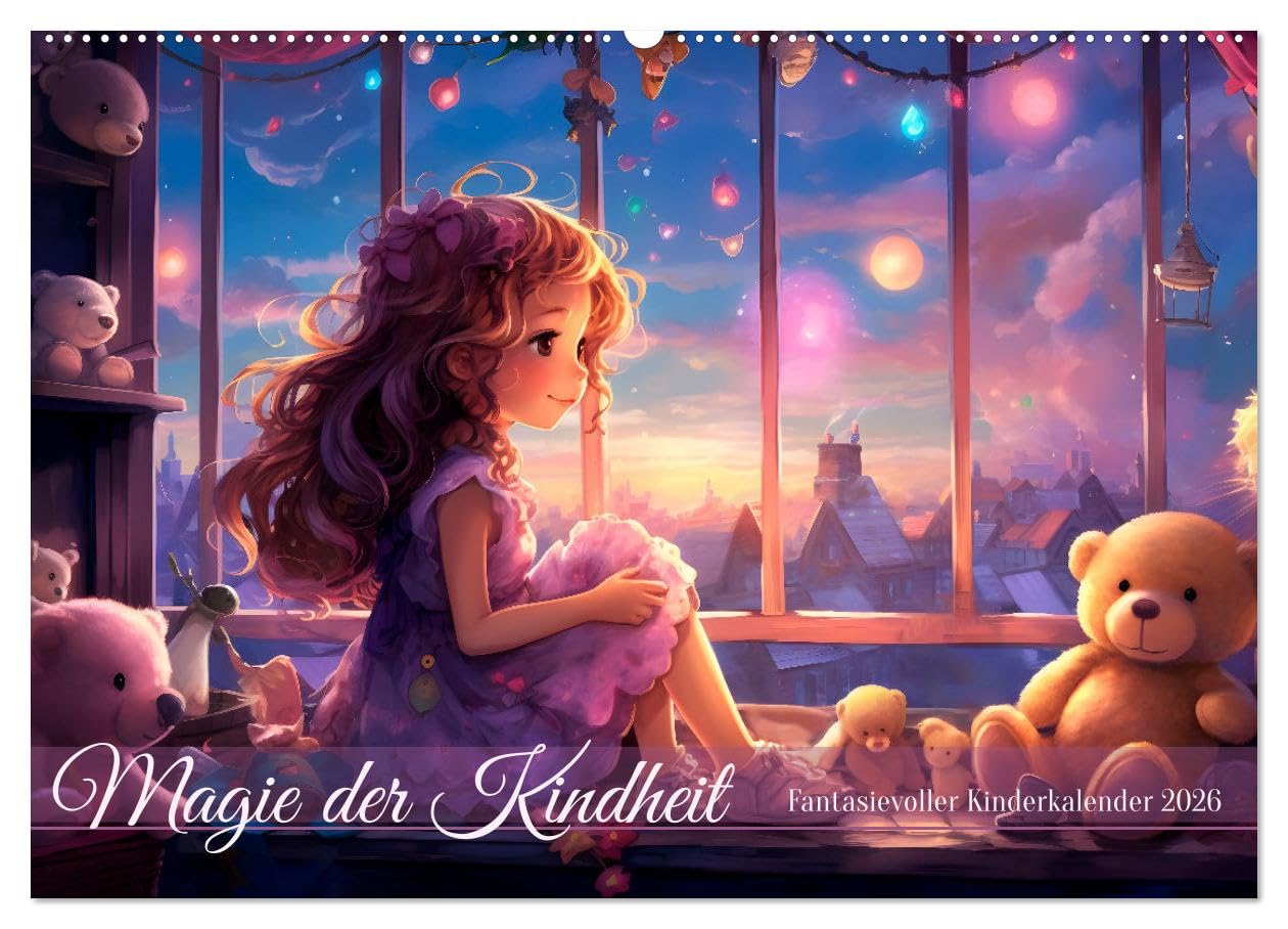 Magie der Kindheit (Wandkalender 2026 DIN A2 quer), CALVENDO Monatskalender Contemporary literature