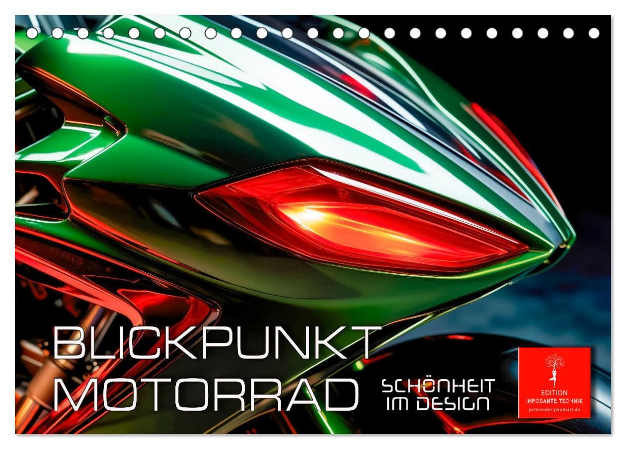 Blickpunkt Motorrad Schönheit im Design (Tischkalender 2026 DIN A5 quer), CALVENDO Monatskalender Contemporary literature