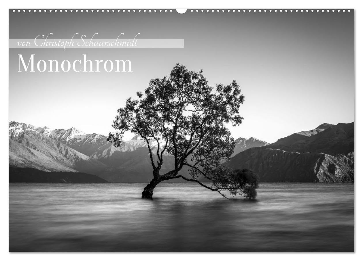 Monochrome Wonders (Wandkalender 2026 DIN A2 quer), CALVENDO Monatskalender Photography