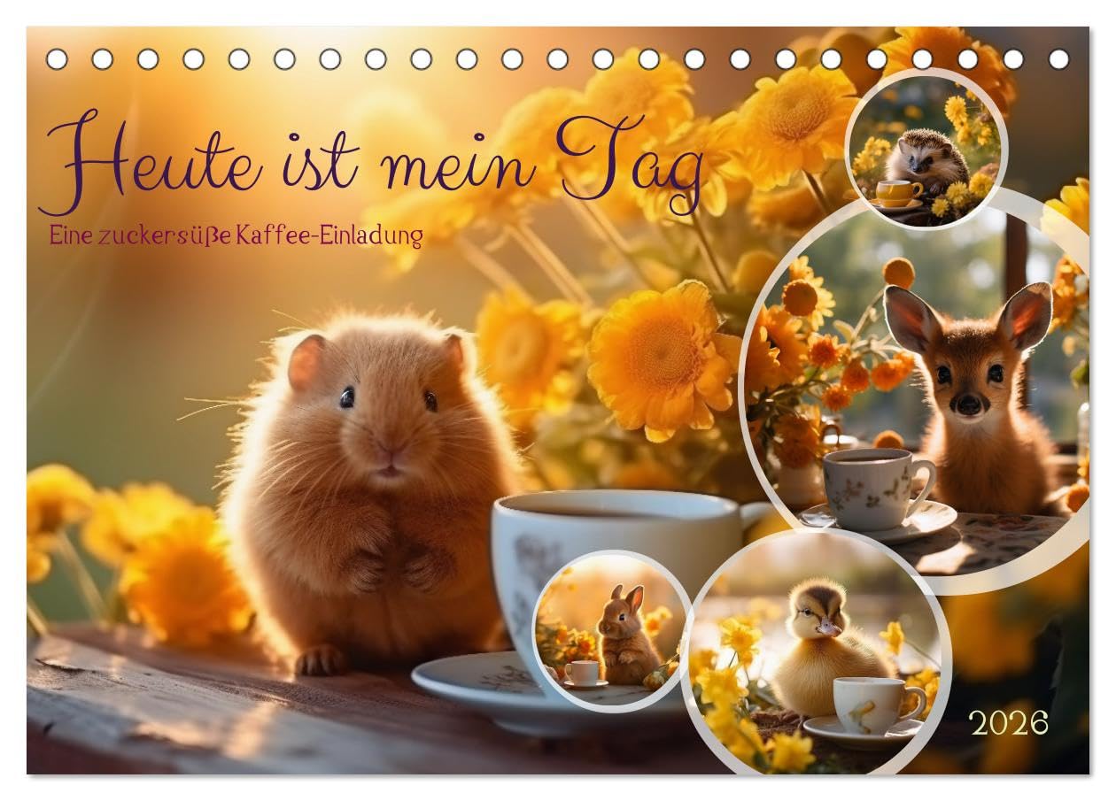 Heute ist mein Tag (Tischkalender 2026 DIN A5 quer), CALVENDO Monatskalender Lifestyle