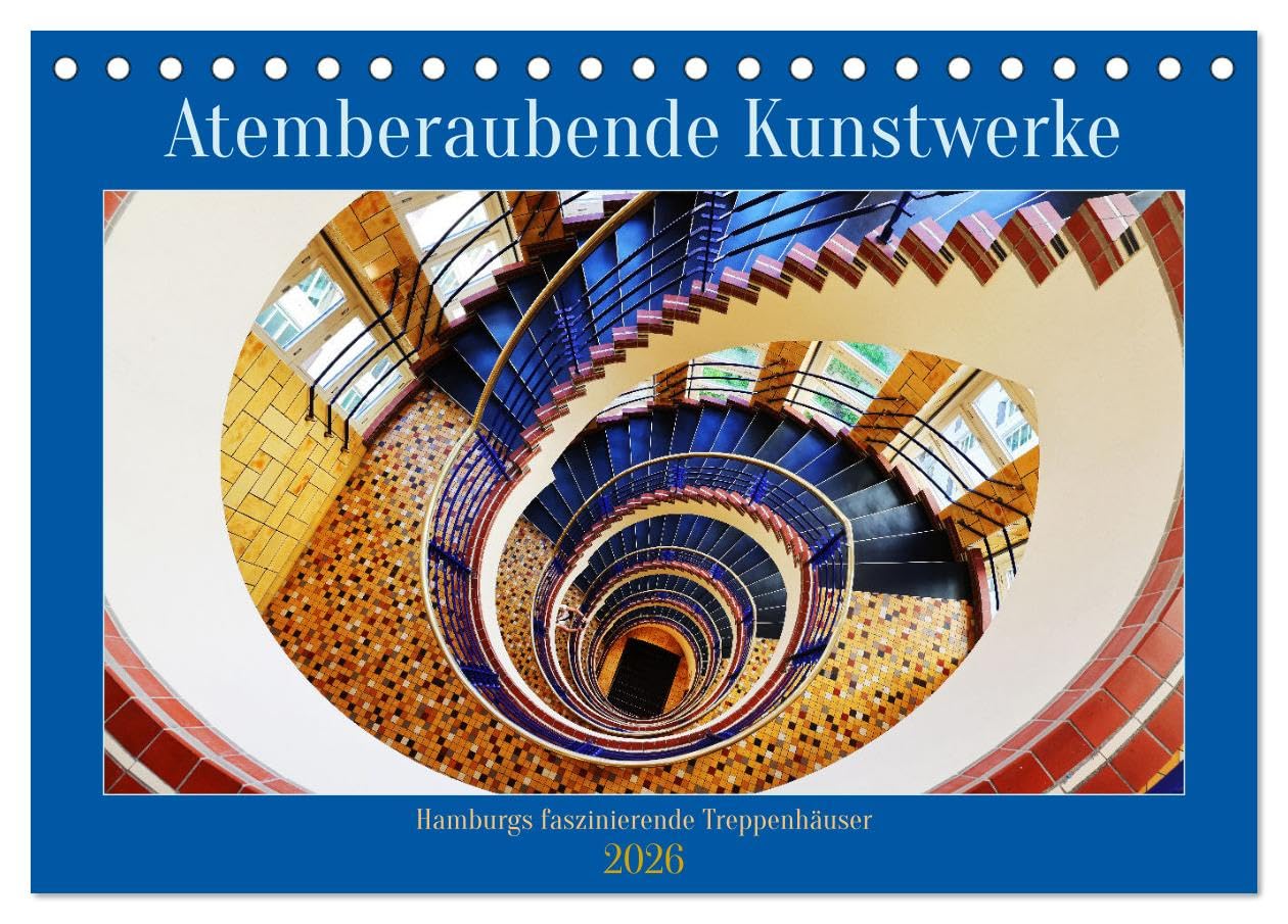 Atemberaubende Kunstwerke (Tischkalender 2026 DIN A5 quer), CALVENDO Monatskalender Photography