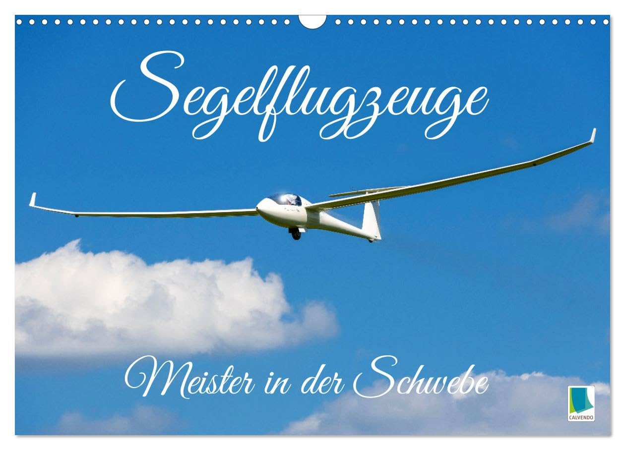 Meister in der Schwebe: Segelflugzeuge (Wandkalender 2026 DIN A3 quer), CALVENDO Monatskalender Leisure, Home & Garden