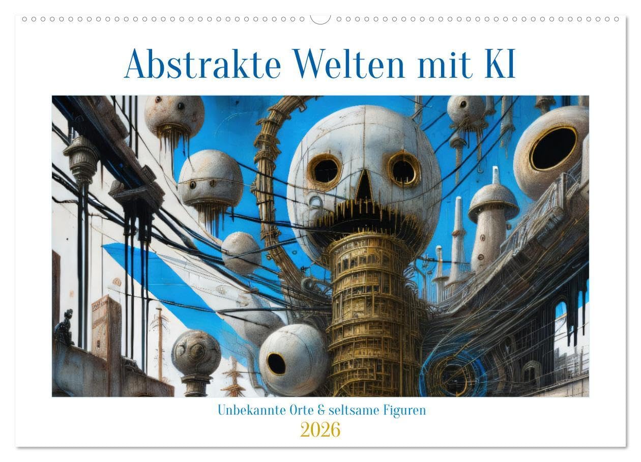 Abstrakte Welten mit KI (Wandkalender 2026 DIN A2 quer), CALVENDO Monatskalender: Diese KI-Bilder mit eigenen Prompts sind über meinen Premium Account bei www.imagine.art entstanden. (CALVENDO Kunst) Contemporary literature