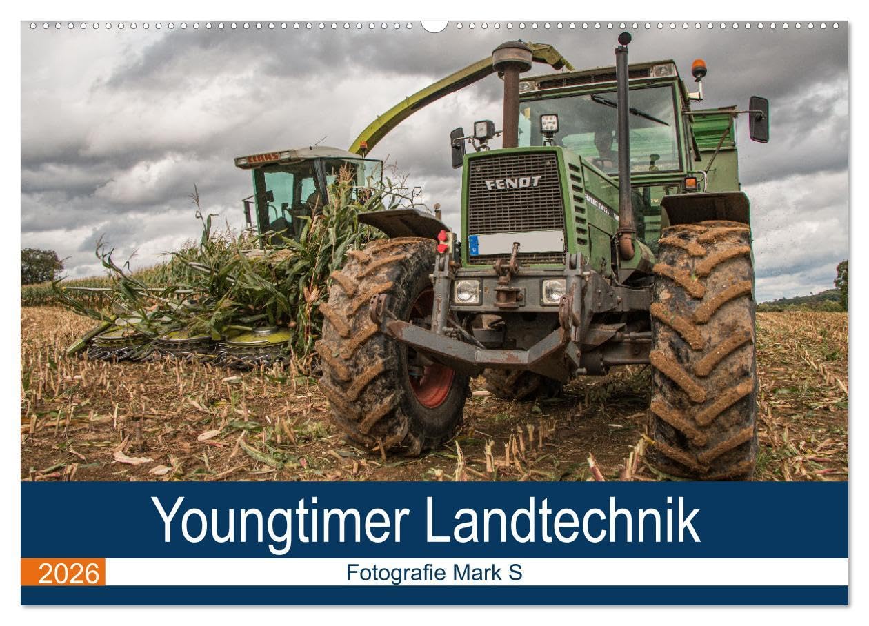 Youngtimer Landtechnik (Wandkalender 2026 DIN A2 quer), CALVENDO Monatskalender: Für Fans älterer landwirtschaftlicher Maschinen die noch lange nicht ... voll im Dienst stehen (CALVENDO Technologie) Leisure, Home & Garden