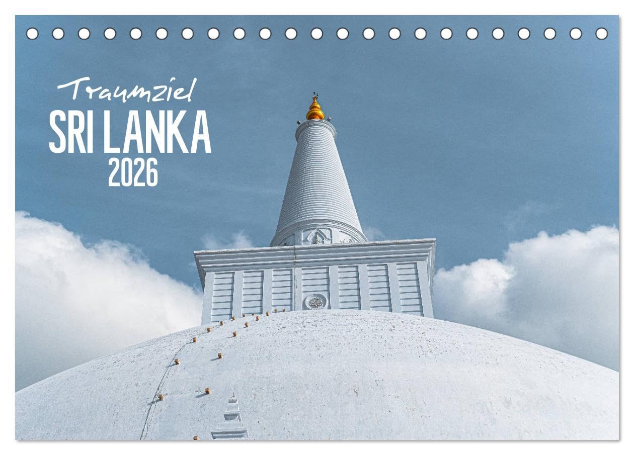 Traumziel Sri Lanka (Tischkalender 2026 DIN A5 quer), CALVENDO Monatskalender: Erleben Sie Sri Lanka von seiner schönsten Seite. (CALVENDO Orte) Leisure, Home & Garden