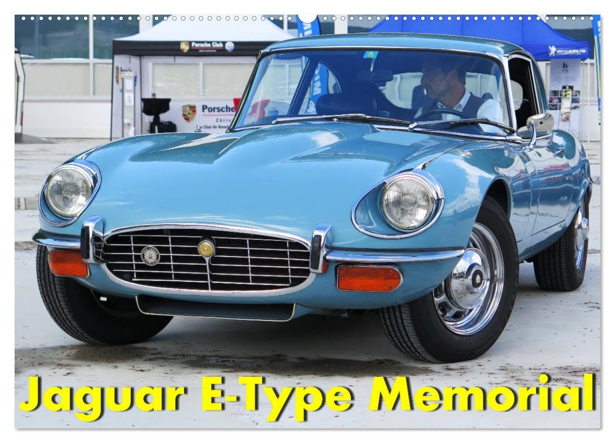 Jaguar E-Type Memorial (Wandkalender 2026 DIN A2 quer), CALVENDO Monatskalender: Es ist absolut unbestritten, dass der Engländer Malcolm Sayer den ... Fahrerinnen in aller (CALVENDO Mobilitaet) Leisure, Home & Garden