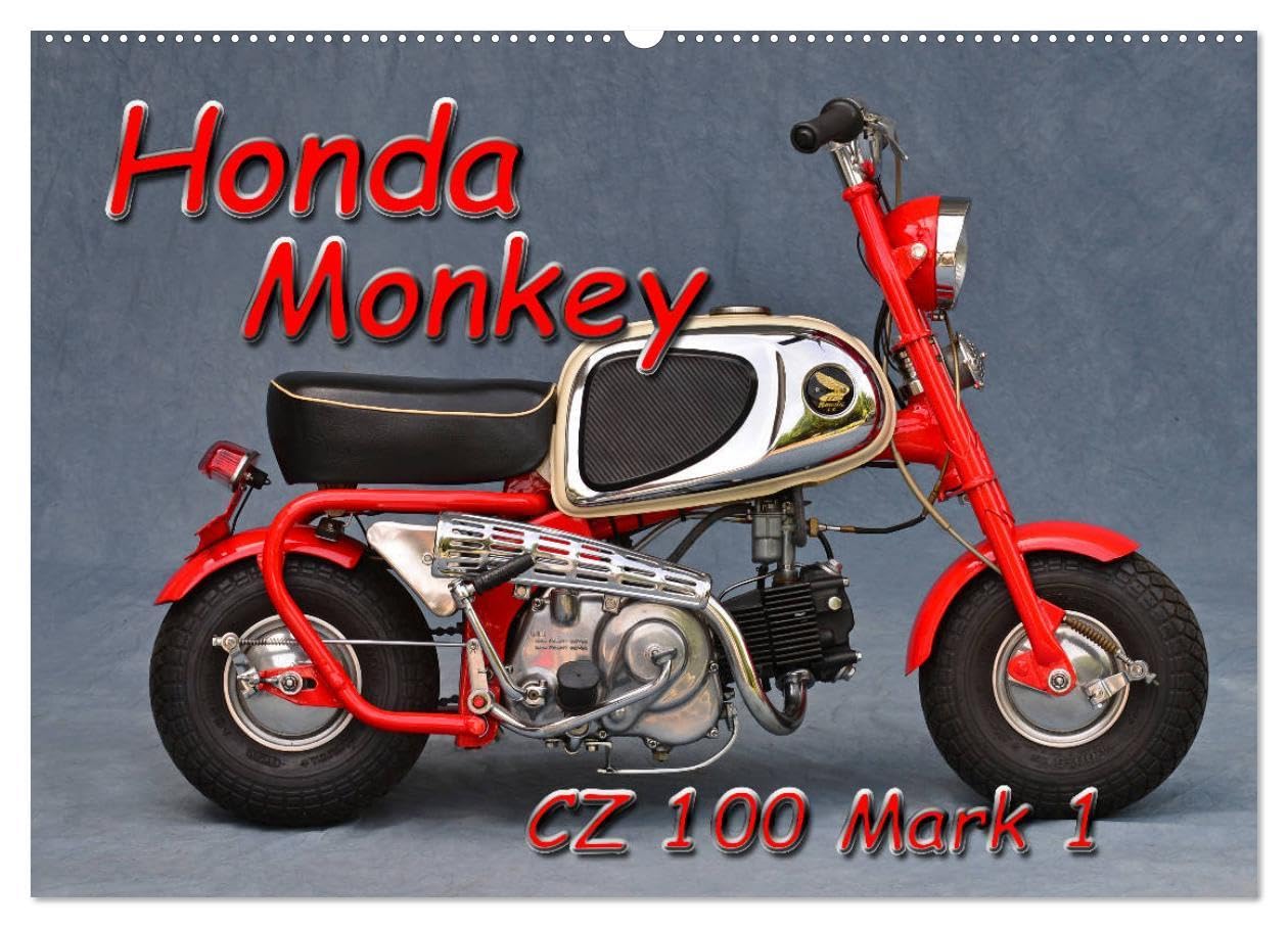 Honda Monkey CZ Mark 1 (Wandkalender 2026 DIN A2 quer), CALVENDO Monatskalender: klein - frech - selten (CALVENDO Mobilitaet) Photography
