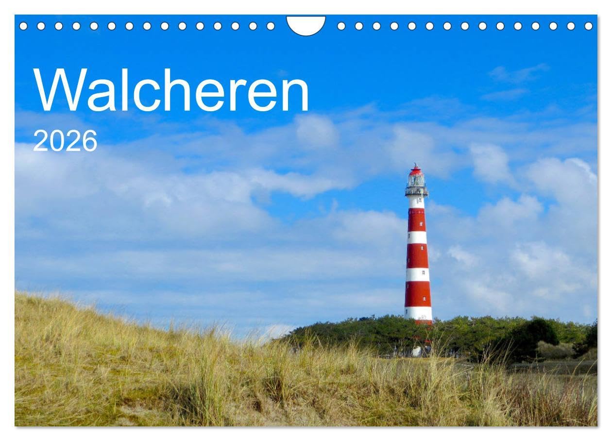Walcheren 2026 (Wandkalender 2026 DIN A4 quer), CALVENDO Monatskalender: Sonne, Meer und Wind - das ist Walcheren. Jochen Gerkens Fotografien bringen ... Städtchen. Urlaub für's Auge! (CALVENDO Orte) Leisure, Home & Garden