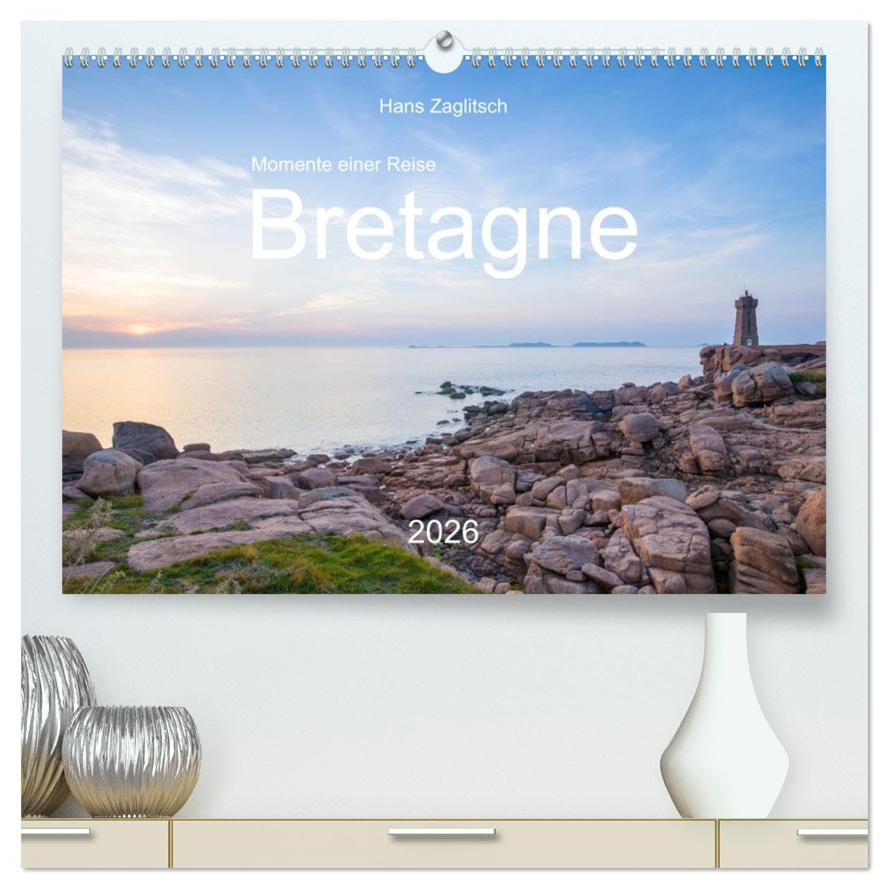 Momente einer Reise - Bretagne (hochwertiger Premium Wandkalender 2026 DIN A2 quer), Kunstdruck in Hochglanz Leisure, Home & Garden