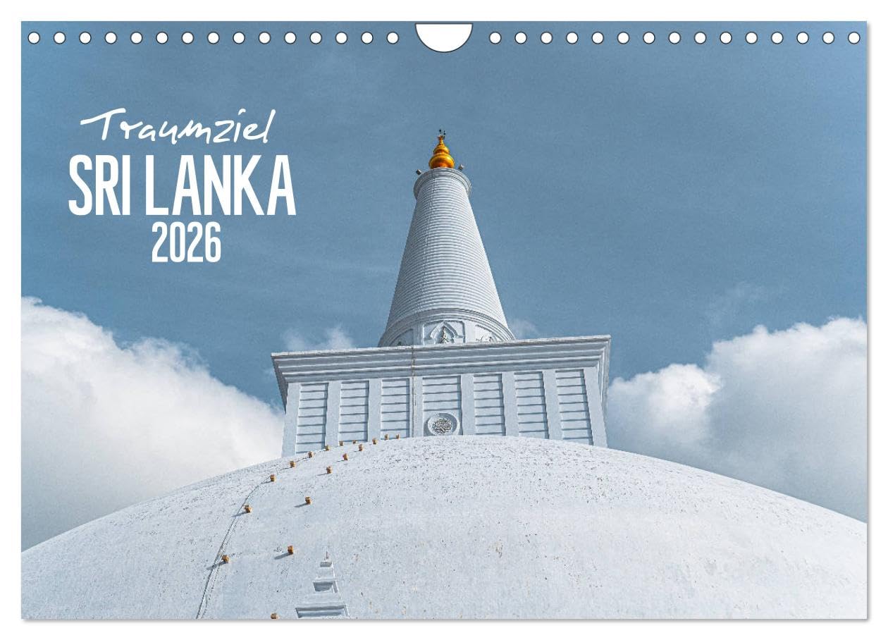 Traumziel Sri Lanka (Wandkalender 2026 DIN A4 quer), CALVENDO Monatskalender Leisure, Home & Garden