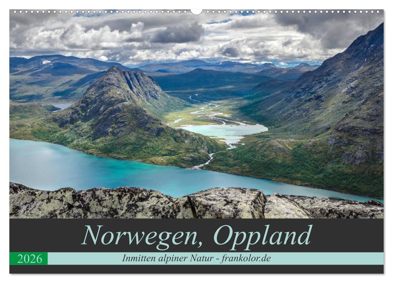 Norwegen, Oppland (Wandkalender 2026 DIN A2 quer), CALVENDO Monatskalender Leisure, Home & Garden