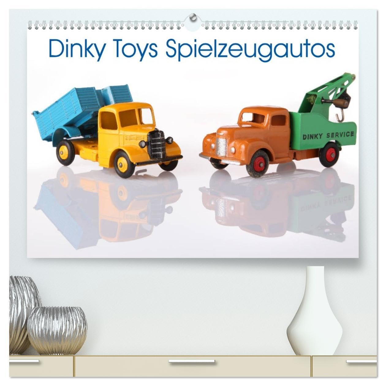 Dinky Toys Spielzeugautos (hochwertiger Premium Wandkalender 2026 DIN A2 quer), Kunstdruck in Hochglanz: Dinky Toys, Kult-Spielzeugautos und Sammelobjekte aus vergangenen Zeiten. (CALVENDO Hobbys) Leisure, Home & Garden