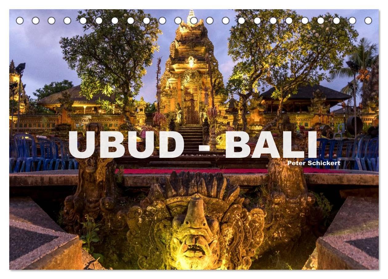 Ubud - Bali (Tischkalender 2026 DIN A5 quer), CALVENDO Monatskalender: Die faszinierende Kleinstadt Ubud ist Künstlerkolonie und kulturelles Zentrum der indonesischen Insel Bali. (CALVENDO Orte) Leisure, Home & Garden