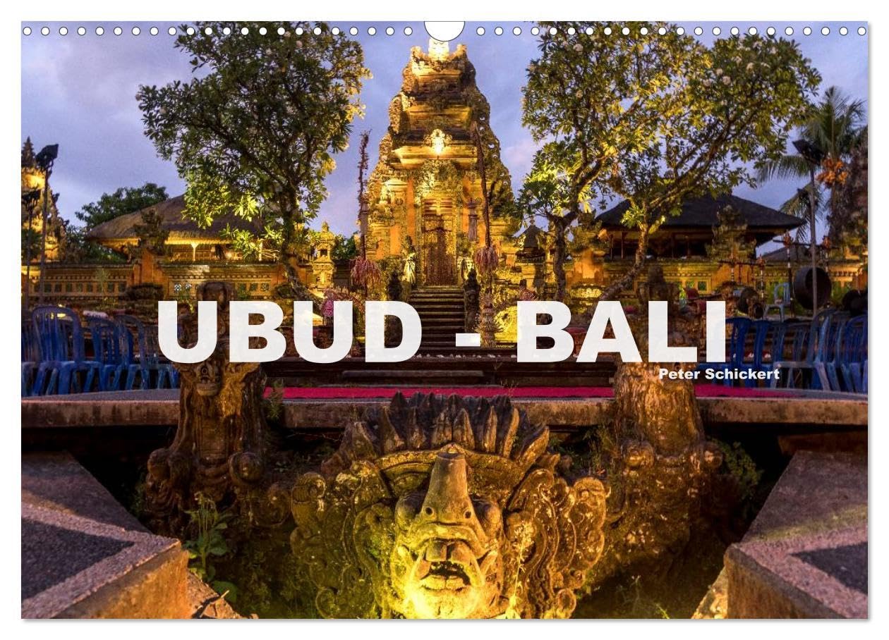 Ubud - Bali (Wandkalender 2026 DIN A3 quer), CALVENDO Monatskalender: Die faszinierende Kleinstadt Ubud ist Künstlerkolonie und kulturelles Zentrum der indonesischen Insel Bali. (CALVENDO Orte) Leisure, Home & Garden