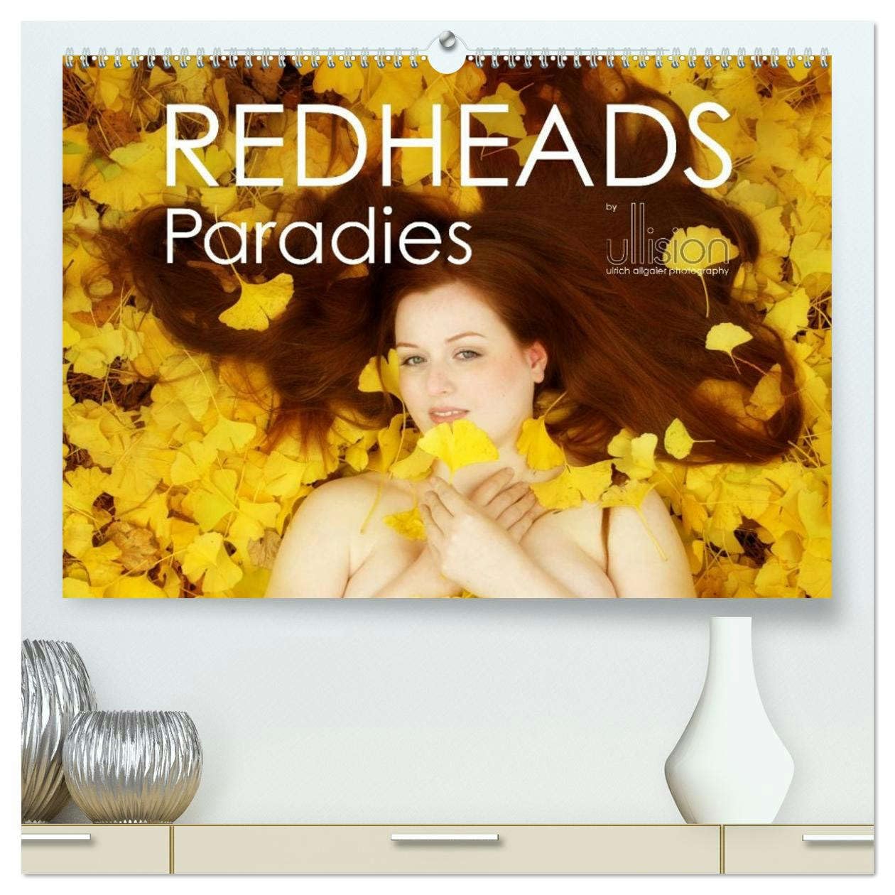 REDHEADS Paradies (hochwertiger Premium Wandkalender 2026 DIN A2 quer), Kunstdruck in Hochglanz Calendars