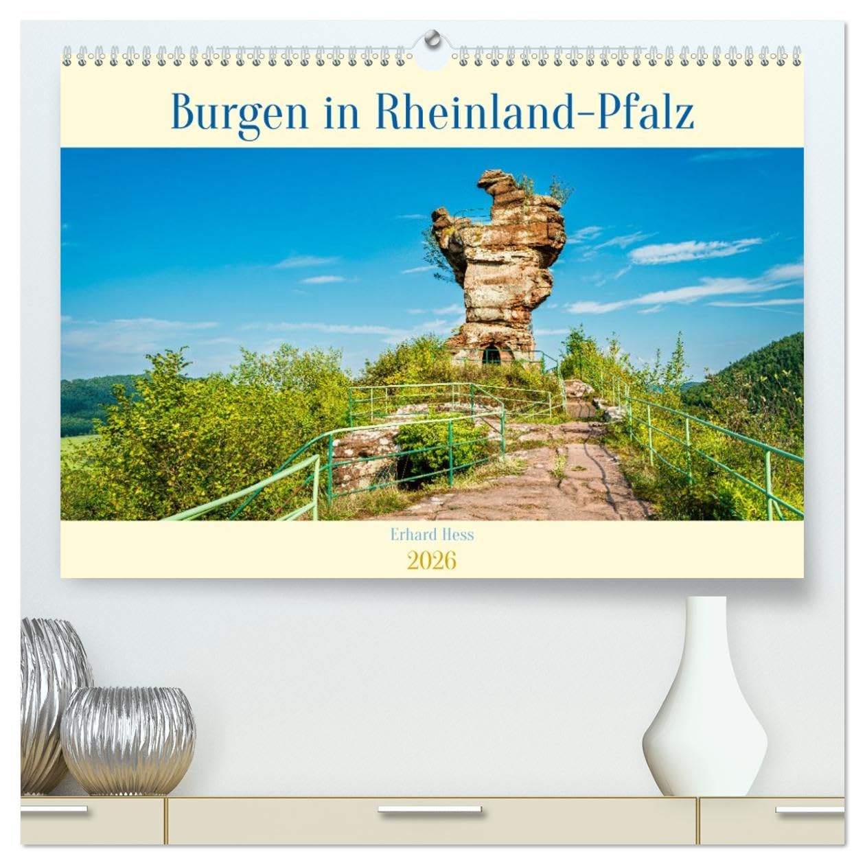 Burgen in Rheinland-Pfalz (hochwertiger Premium Wandkalender 2026 DIN A2 quer), Kunstdruck in Hochglanz Leisure, Home & Garden
