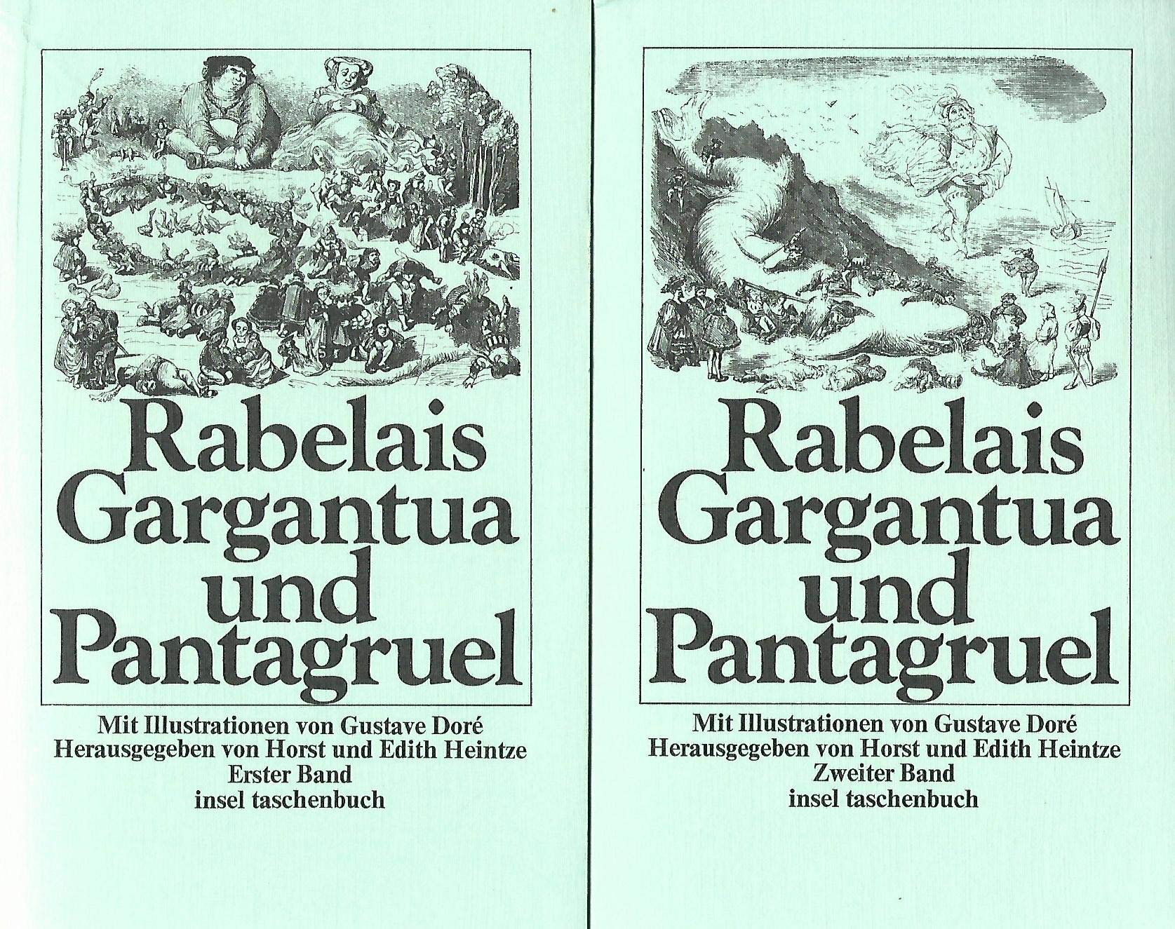 Gargantua und Pantagruel, 2 Bände Books